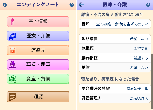 エンディングノート