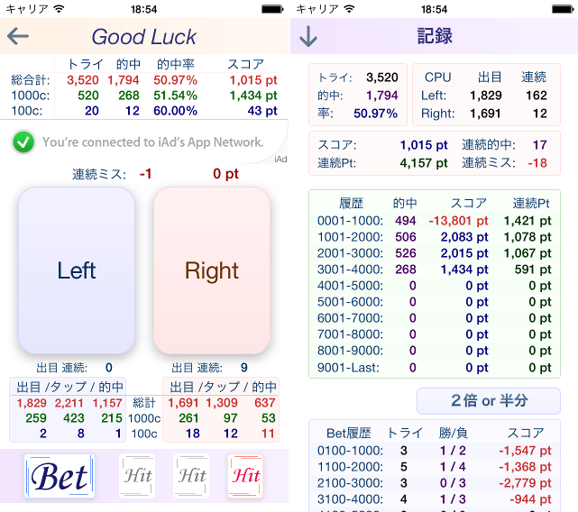 運＆勘試し